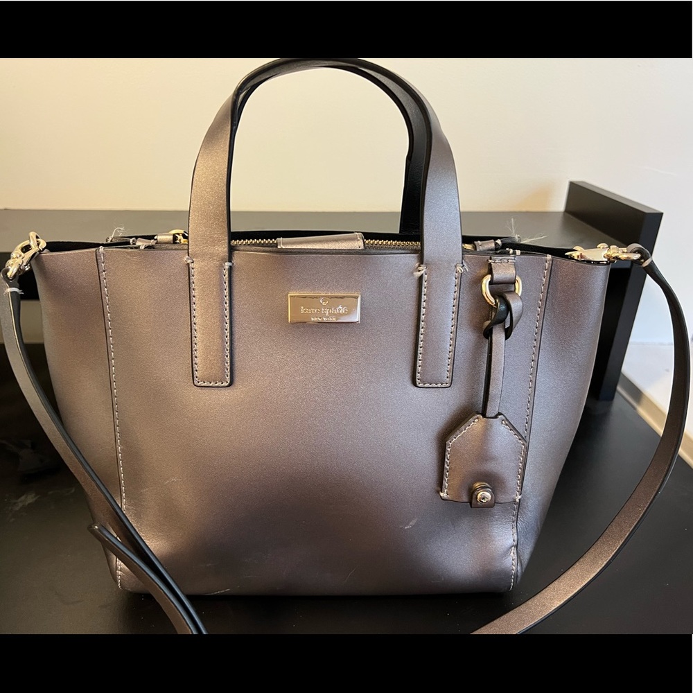 Kate Spade Satchel in gunmetal